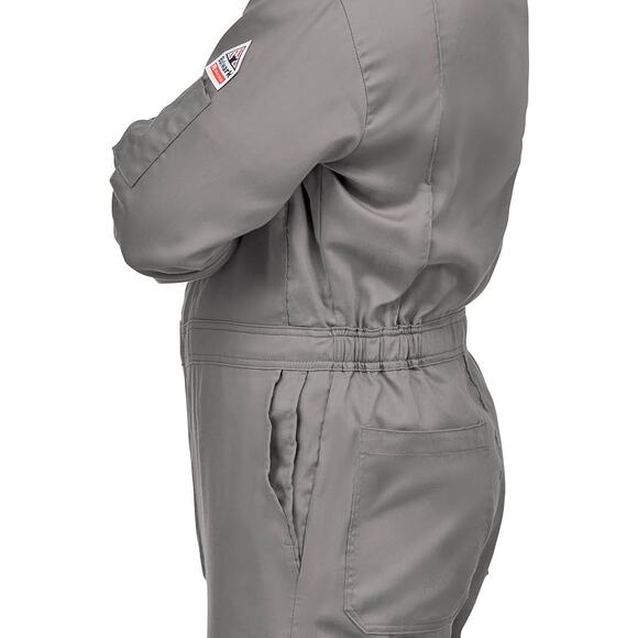 NWT Bulwark FR Men's Lightweight Excel FR ComforTouch Deluxe Coverall gray 48 - Picture 5 of 5